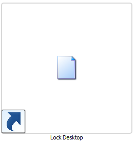 Lock Desktop icon