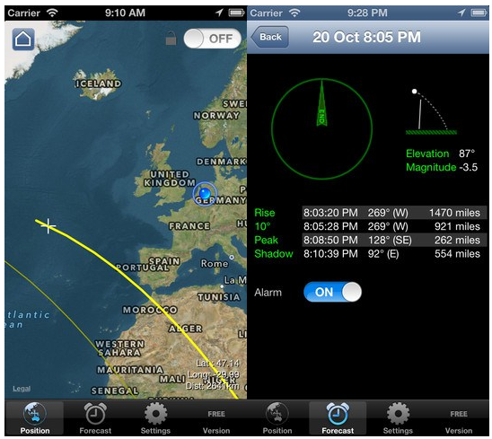 iss detector compass ios