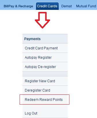 redeem reward points