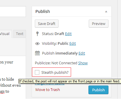 stealth publish